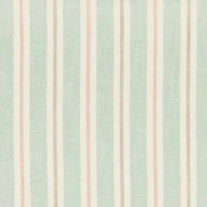 blue striped jacquard fabric from Clarke & Clarke