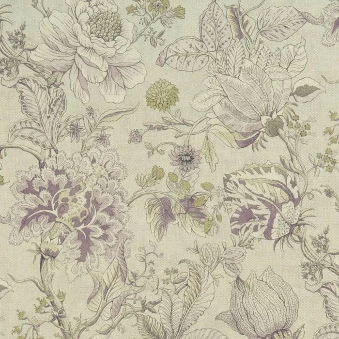 Sissinghurst Fabric - Heather / Olive swatch