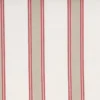 red striped cotton fabric from Clarke & Clarke