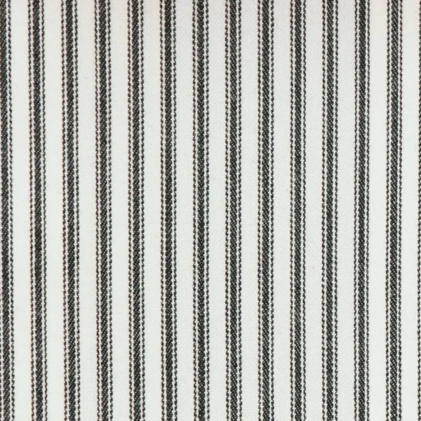 black-grey striped cotton fabric from Clarke & Clarke