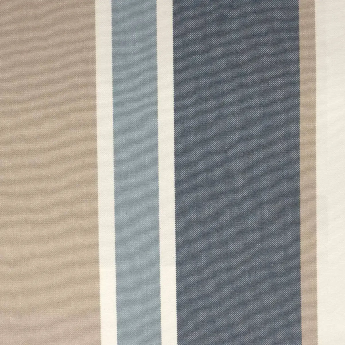 blue striped cotton fabric from Clarke & Clarke