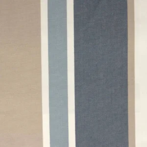 blue striped cotton fabric from Clarke & Clarke