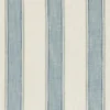blue striped cotton fabric from Clarke & Clarke