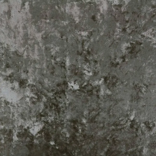 Crush Fabric - Ash by black-grey plain velvet-chenille fabric from Clarke & Clarke