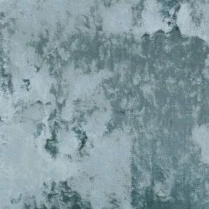 blue plain velvet-chenille fabric from Clarke & Clarke
