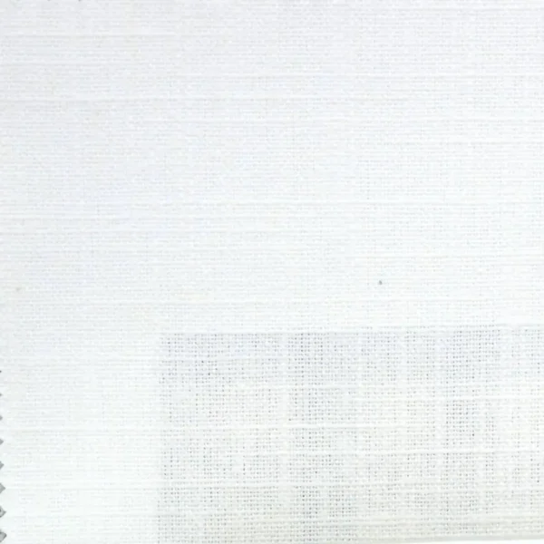 Easton Fabric - Ivory by white plain linen fabric from Clarke & Clarke