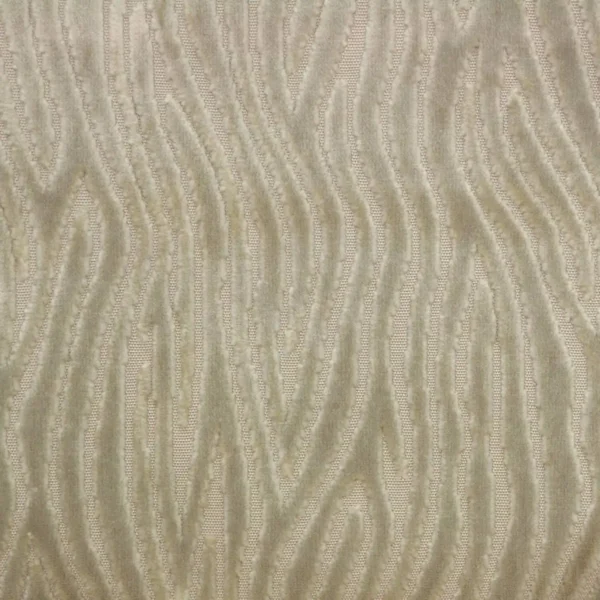 neutral striped velvet-chenille fabric from Clarke & Clarke