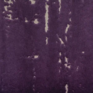 purple plain velvet-chenille fabric from Clarke & Clarke