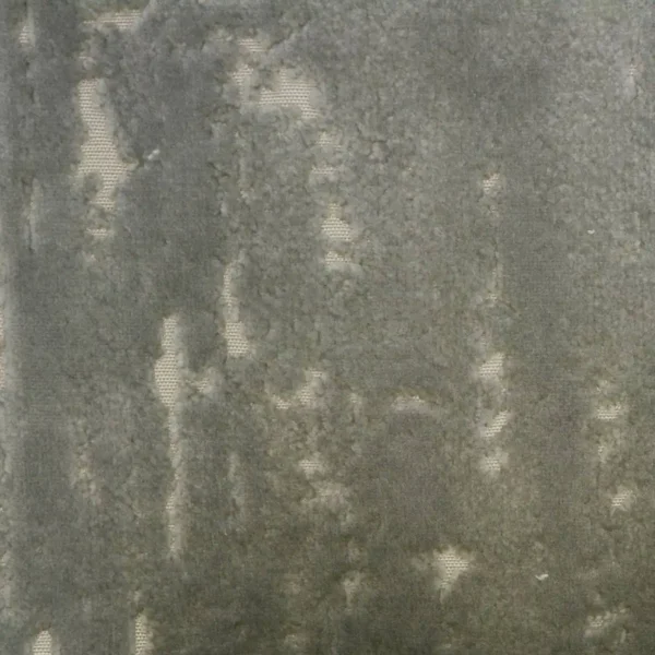 Aurora Fabric - Pebble by black-grey plain velvet-chenille fabric from Clarke & Clarke