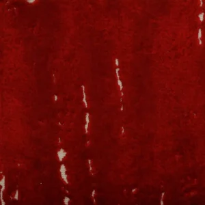 red plain velvet-chenille fabric from Clarke & Clarke