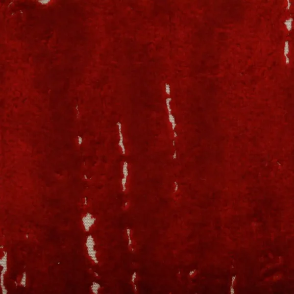 Aurora Fabric - Rouge by red plain velvet-chenille fabric from Clarke & Clarke
