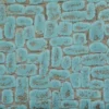 blue spotted velvet-chenille fabric from Clarke & Clarke