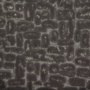 brown spotted velvet-chenille fabric from Clarke & Clarke