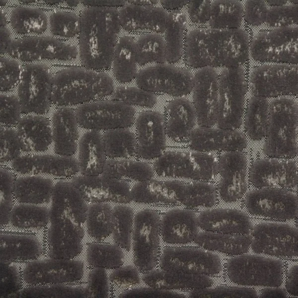 brown spotted velvet-chenille fabric from Clarke & Clarke