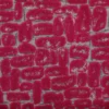 pink spotted velvet-chenille fabric from Clarke & Clarke