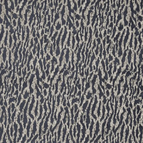 Gautier Fabric - Indigo by blue contemporary jacquard fabric from Clarke & Clarke