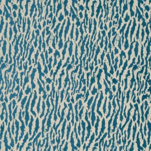 blue contemporary jacquard fabric from Clarke & Clarke