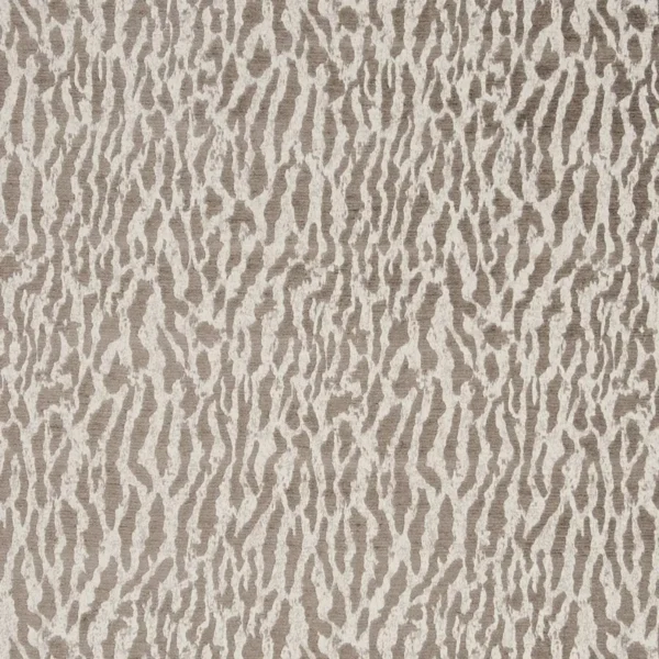 Gautier Fabric - Stone by neutral contemporary jacquard fabric from Clarke & Clarke