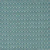 blue geometric jacquard fabric from Clarke & Clarke