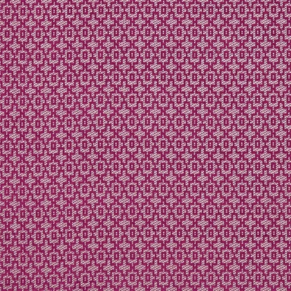 yellow geometric jacquard fabric from Clarke & Clarke
