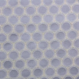 blue spotted jacquard fabric from Clarke & Clarke