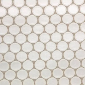 white spotted jacquard fabric from Clarke & Clarke