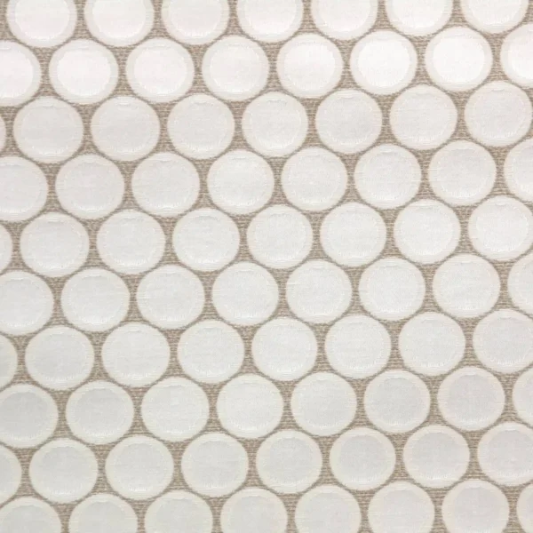 white spotted jacquard fabric from Clarke & Clarke