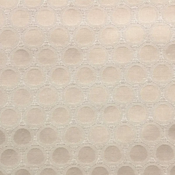 Duomo Fabric - Linen by neutral spotted jacquard fabric from Clarke & Clarke