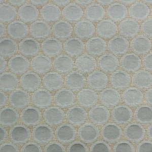 blue spotted jacquard fabric from Clarke & Clarke