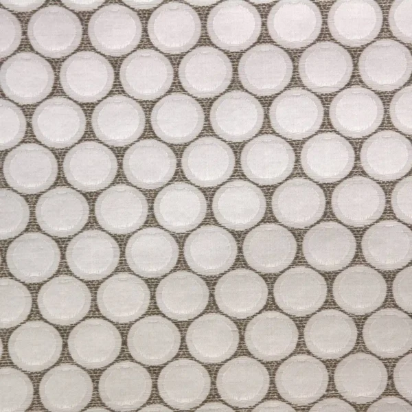 white spotted jacquard fabric from Clarke & Clarke