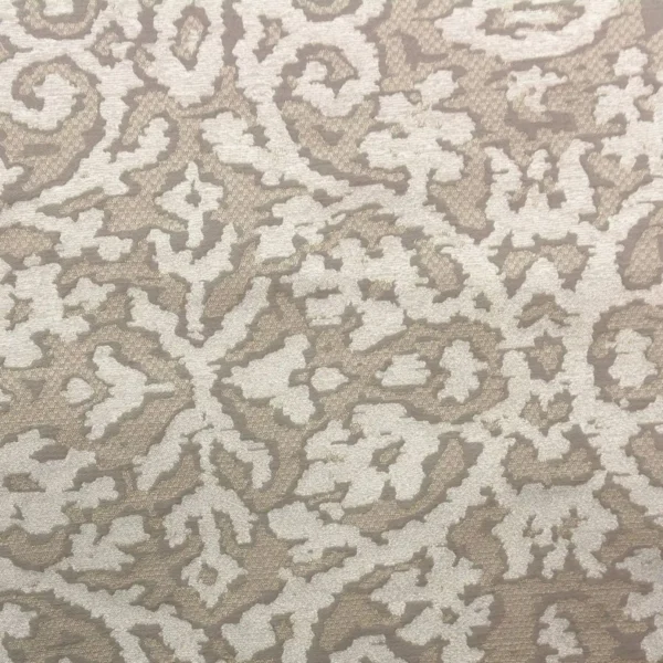 Imperiale Fabric - Pebble by white traditional misc fabric from Clarke & Clarke