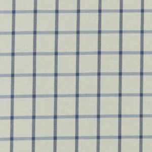 blue checked woven fabric from Clarke & Clarke