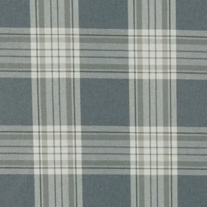 black-grey checked woven fabric from Clarke & Clarke