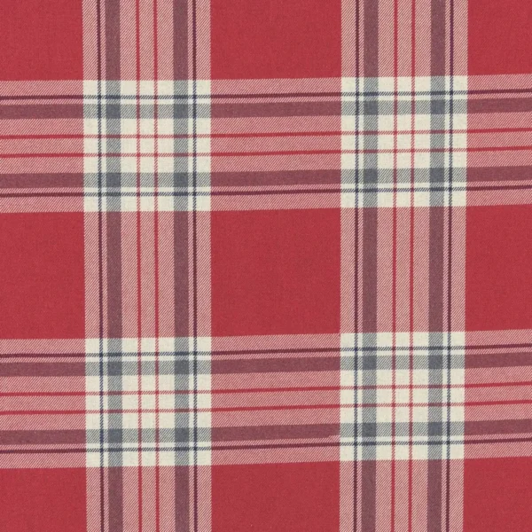 Glenmore Fabric - Red by red checked woven fabric from Clarke & Clarke