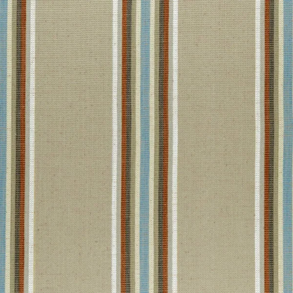 orange striped woven fabric from Clarke & Clarke