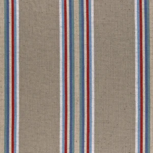 blue striped woven fabric from Clarke & Clarke