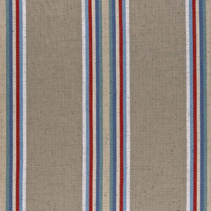 Imani Fabric - Indigo / Red swatch