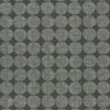 black-grey geometric embroideried fabric from Clarke & Clarke