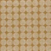 yellow geometric embroideried fabric from Clarke & Clarke