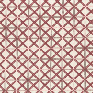black-grey geometric embroideried fabric from Clarke & Clarke