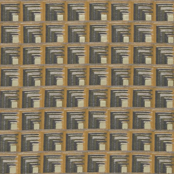 Oni Fabric - Charcoal / Cinnamon swatch