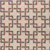 blue contemporary embroideried fabric from Clarke & Clarke