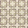 green geometric embroideried fabric from Clarke & Clarke