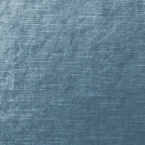 blue plain velvet-chenille fabric from Clarke & Clarke