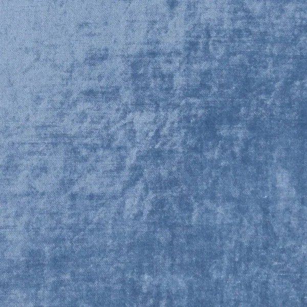 Allure Fabric - Riviera by blue plain velvet-chenille fabric from Clarke & Clarke