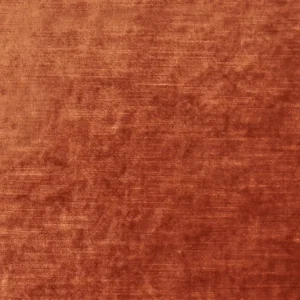 red plain velvet-chenille fabric from Clarke & Clarke