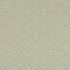 green geometric jacquard fabric from Clarke & Clarke