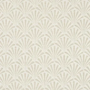 black-grey geometric jacquard fabric from Clarke & Clarke