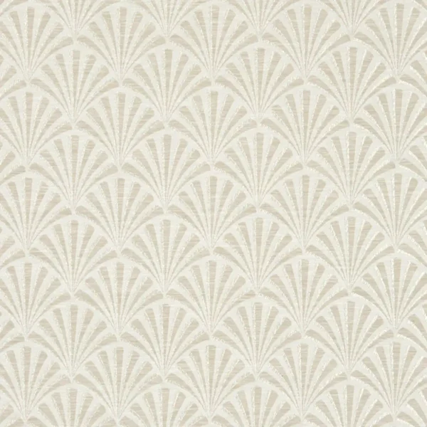 black-grey geometric jacquard fabric from Clarke & Clarke