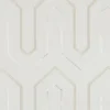 black-grey geometric embroideried fabric from Clarke & Clarke